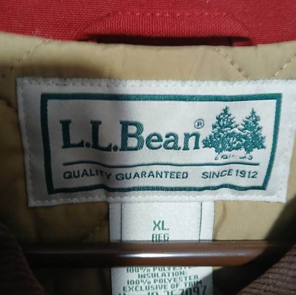 LL Bean Heavy Cotton Jacket - Picture 4 of 5